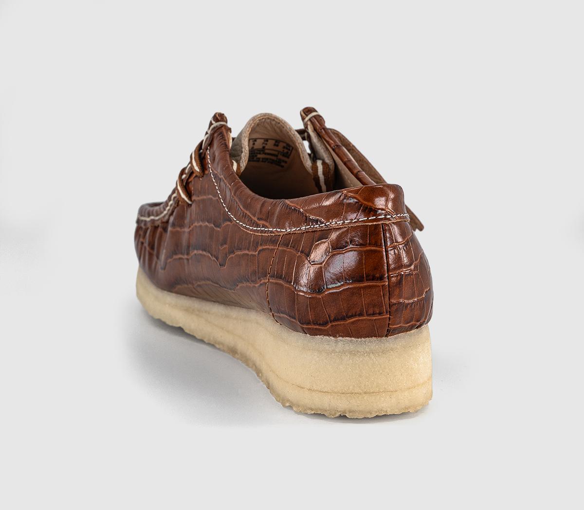 Clarks OriginalsClarks Originals Womens Wallabee ShoesTan Croc