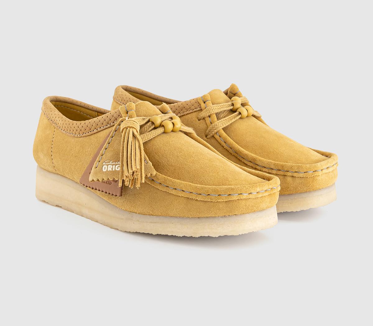 Clarks OriginalsClarks Originals Womens Wallabee ShoesGolden Tan