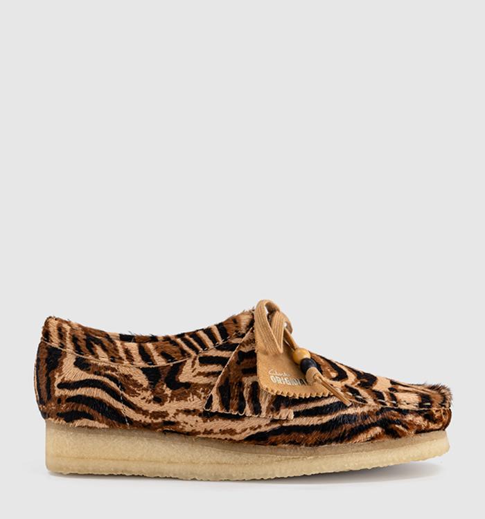 Clarks Originals Clarks Originals Womens Wallabees Tiger Print
