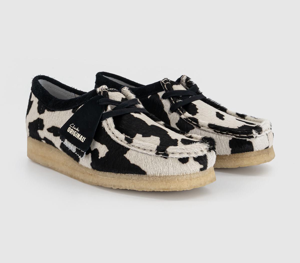 Clarks OriginalsClarks Originals Womens Wallabees Clarks OriginalsClarks Originals Womens WallabeesCow Print Hair On