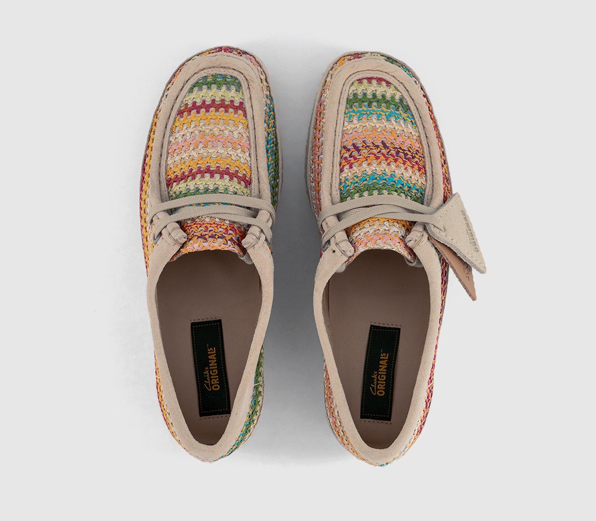 Clarks OriginalsClarks Originals Women's Wallabee ShoesMulticolour Raffia