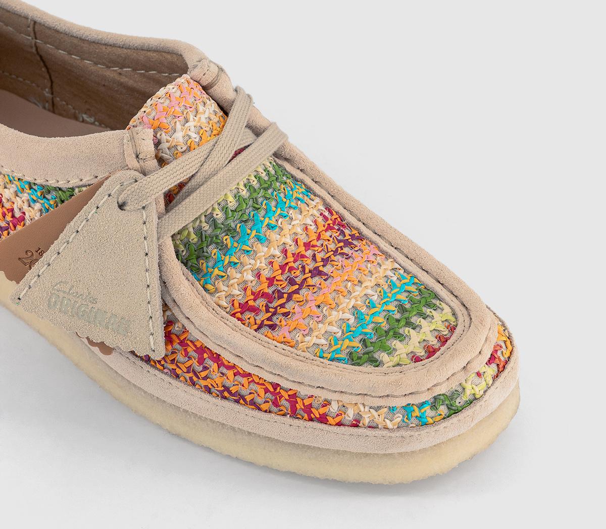Clarks OriginalsClarks Originals Women's Wallabee ShoesMulticolour Raffia