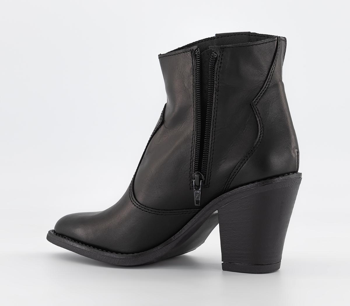 OFFICEAlabama Western BootsBlack Leather