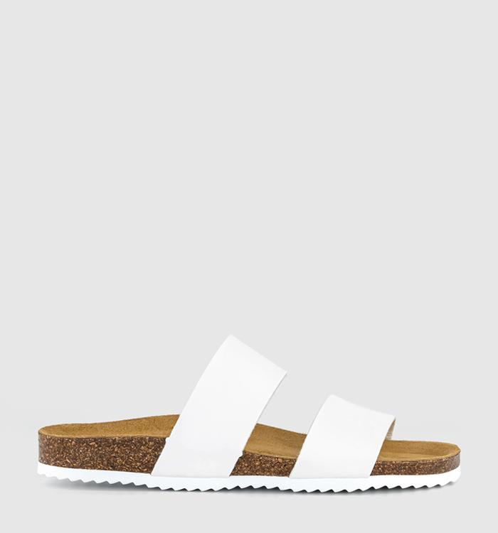 Report best sale white sandals