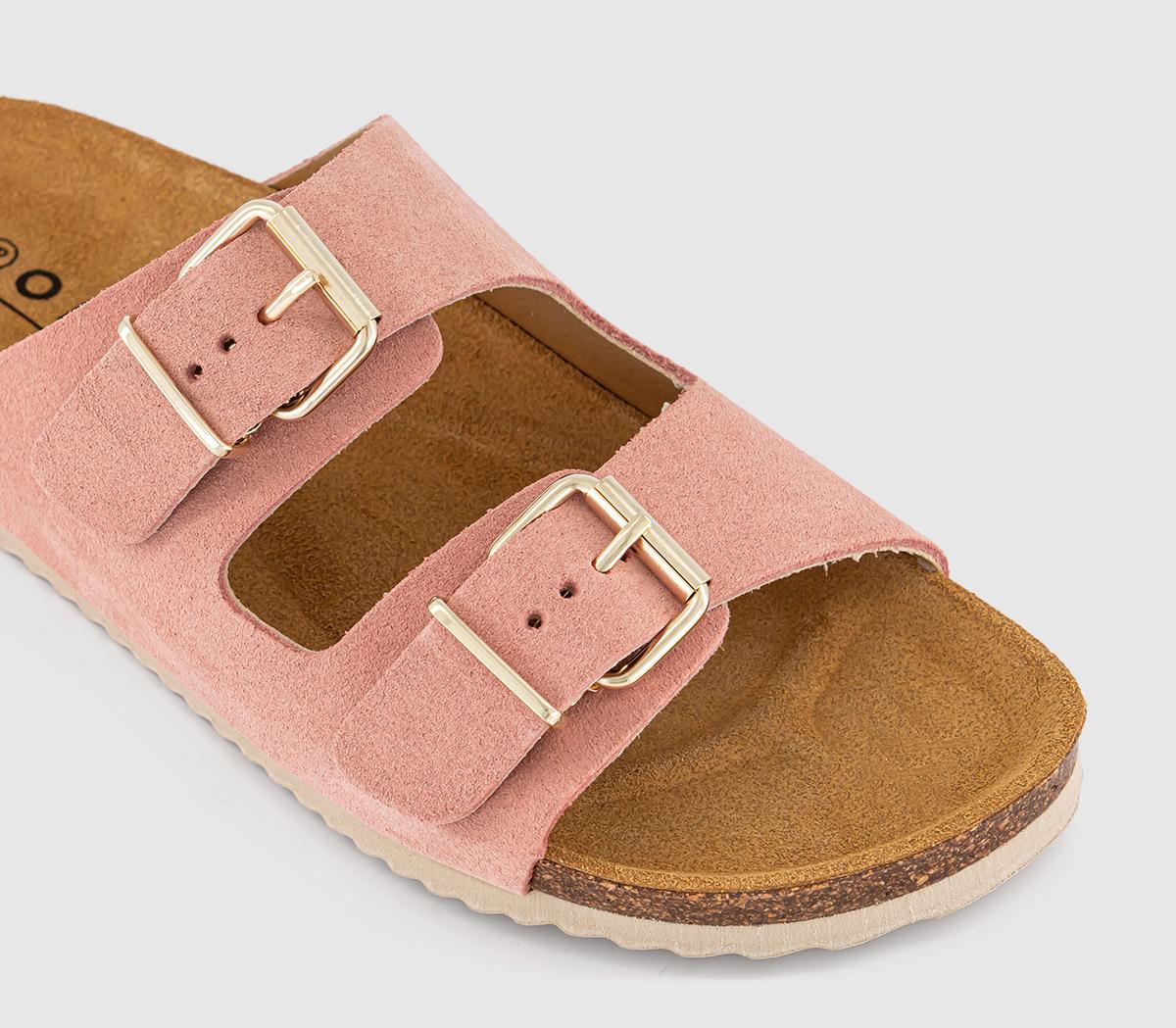 OFFICESeville Double Buckle Sandals OFFICESeville Double Buckle SandalsLight Pink