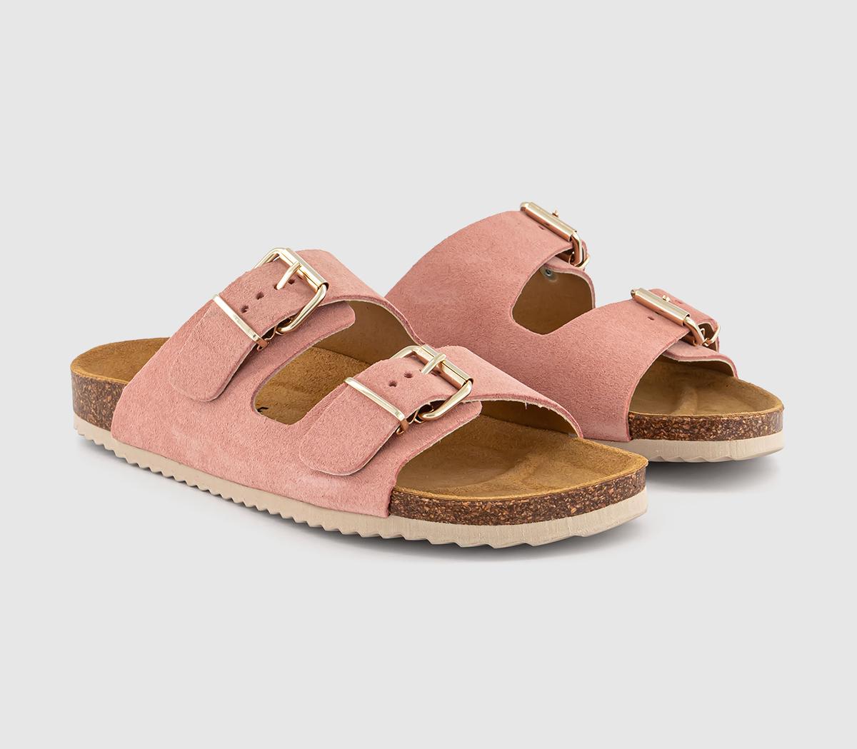 OFFICESeville Double Buckle Sandals OFFICESeville Double Buckle SandalsLight Pink
