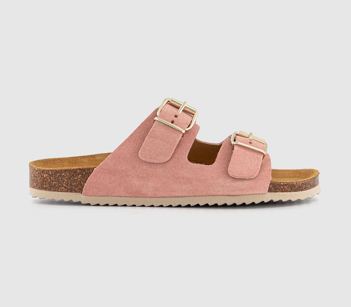 OFFICESeville Double Buckle SandalsLight Pink