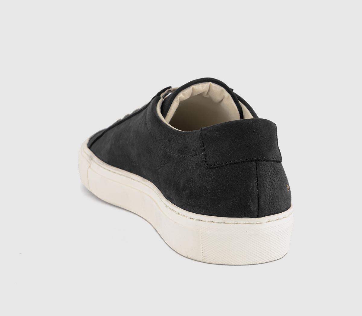 Common ProjectsAchilles Low Nubuck TrainersBlack White