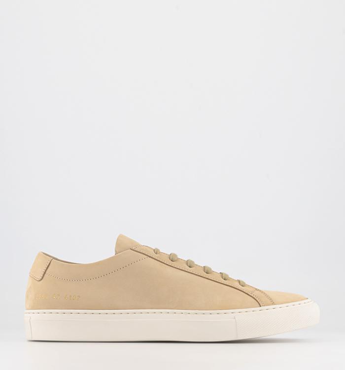 Common Projects Achilles Low Nubuck Trainers Off White