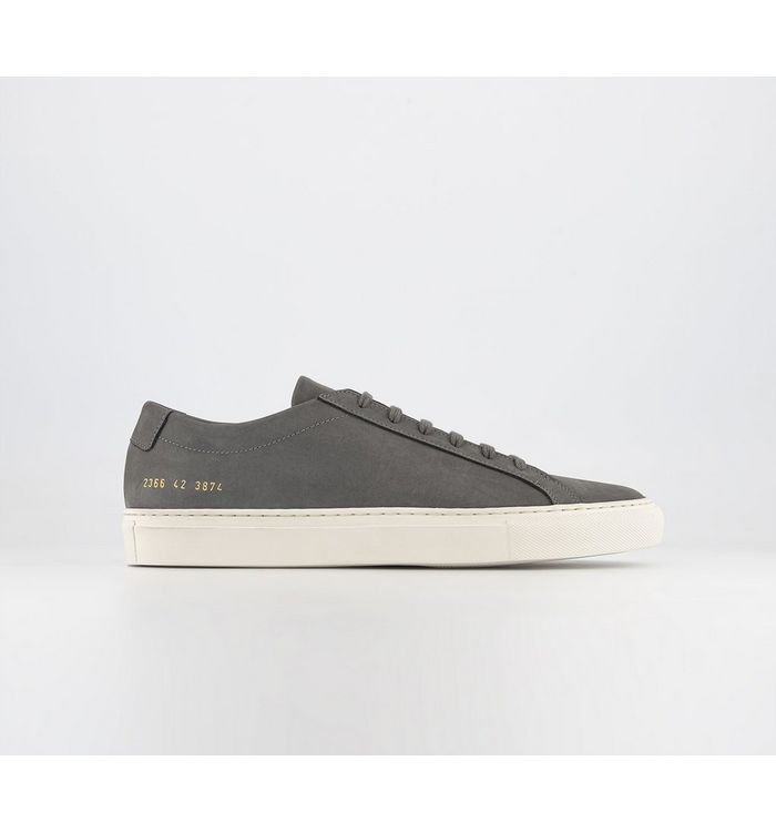 Common Projects Achilles Low Trainers Warm Grey Leather