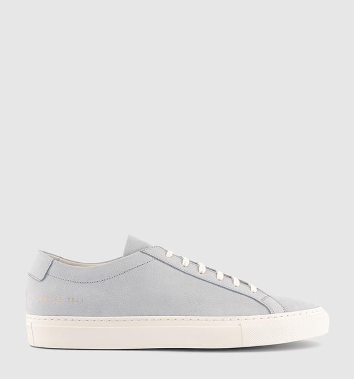 Common Projects Achilles Low Nubuck Trainers Grey White