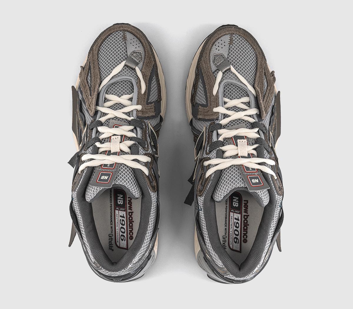 New Balance 1906 Trainers Thunder Brown Slate Grey - Unisex Sports