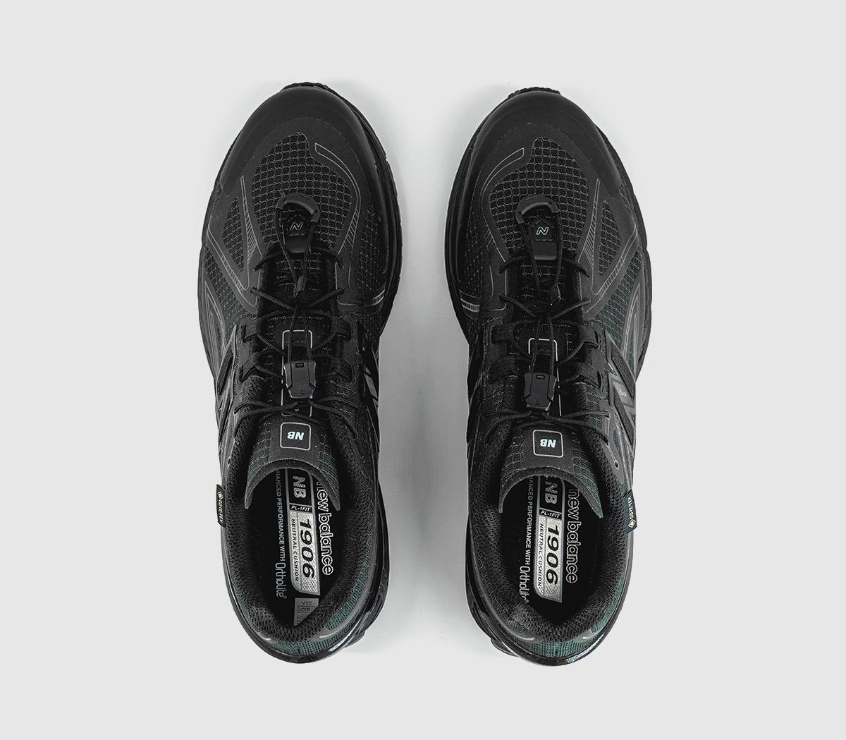 New Balance 1906 Trainers Black Alkaline Green - Unisex Sports