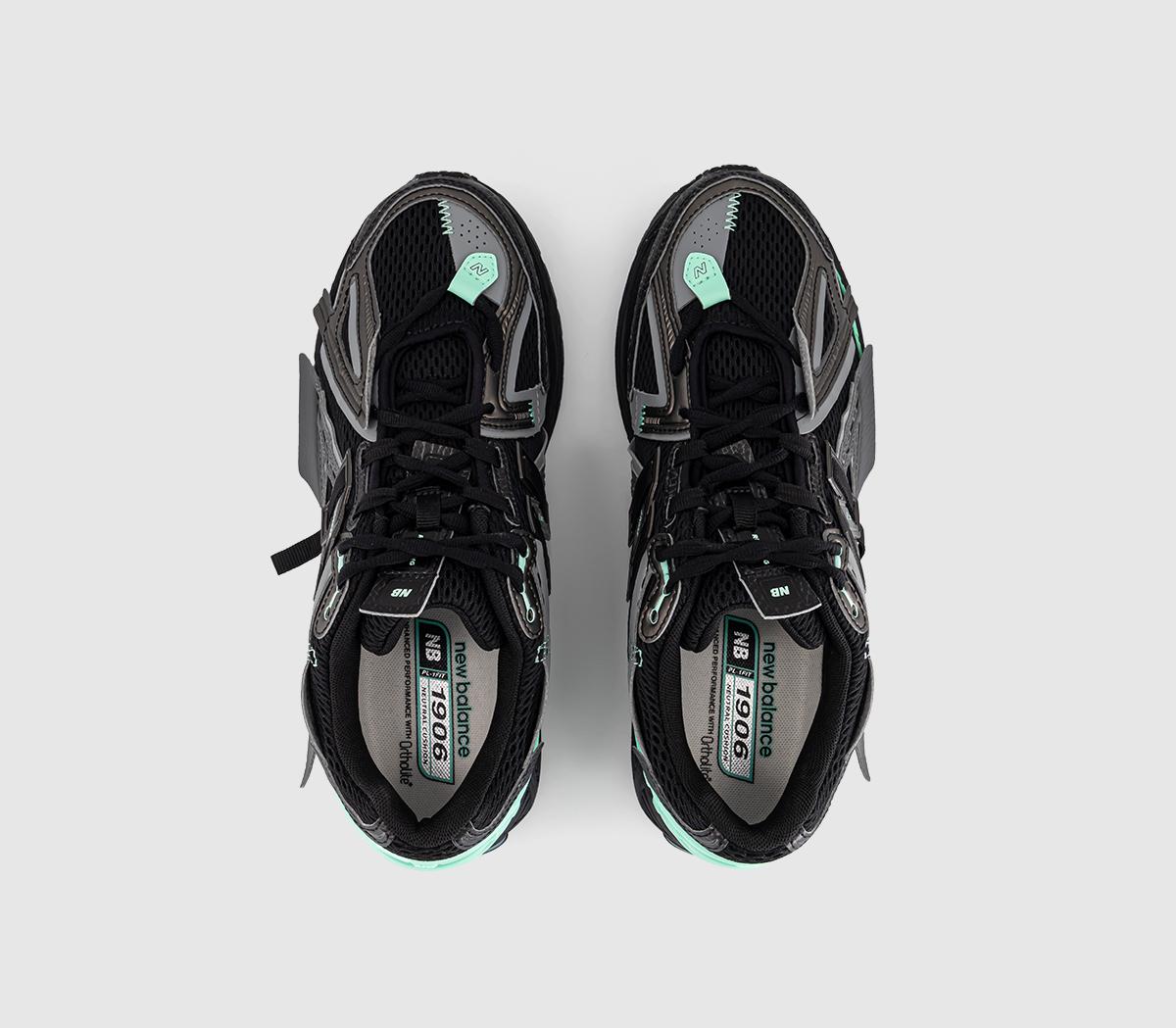 New Balance1906Black Bright Mint