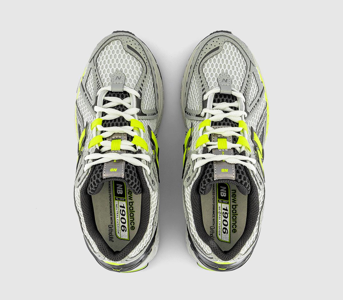 New Balance1906 TrainersLight Silver Metallic  Alkaline Green