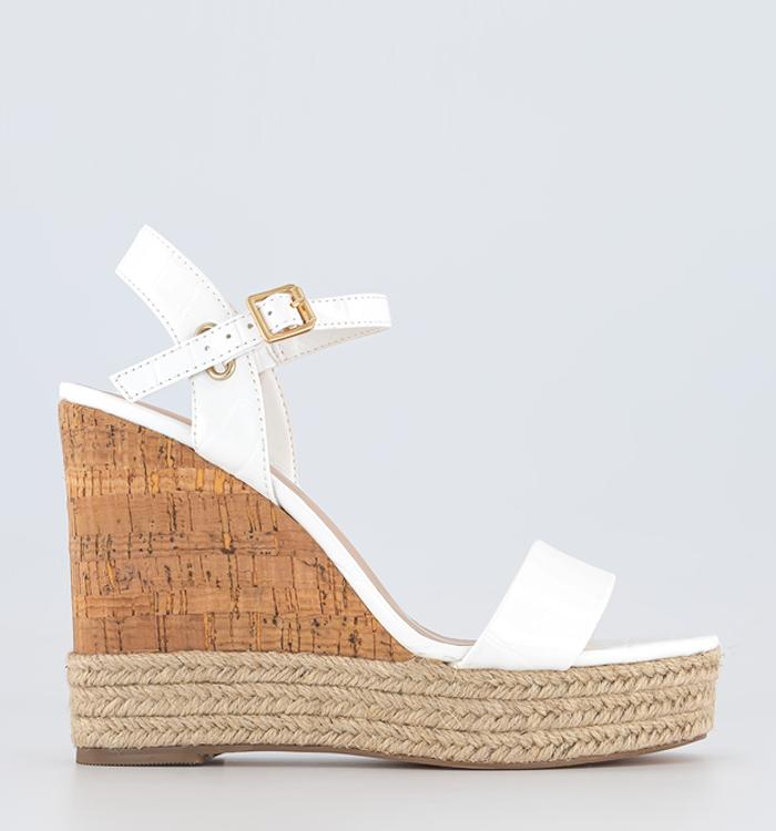 White Wedges Wedge Shoes OFFICE