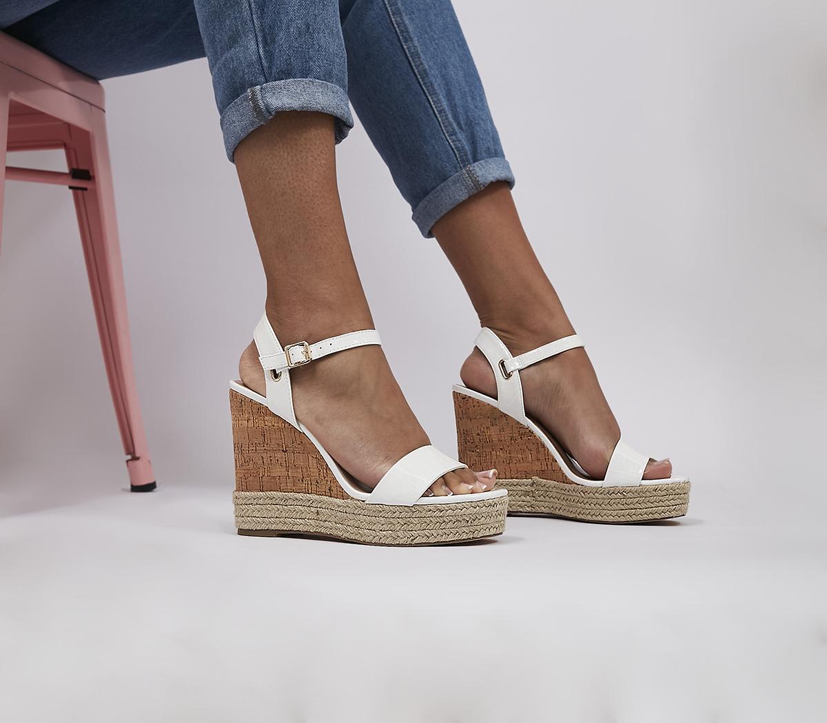 High heel hotsell wedge espadrilles