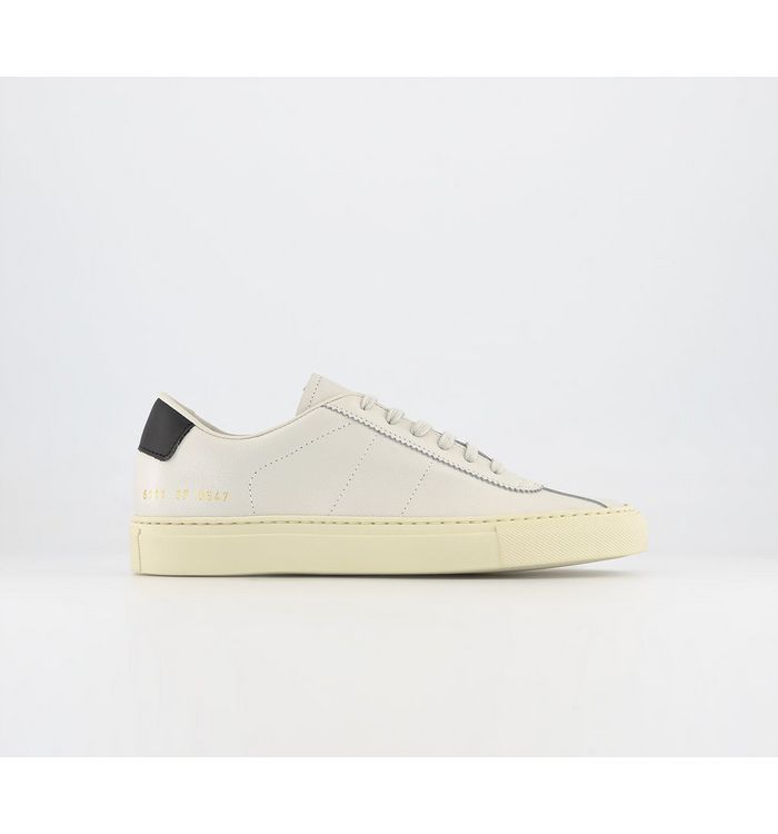 Common Projects Tennis 77 Trainers White Black Leather