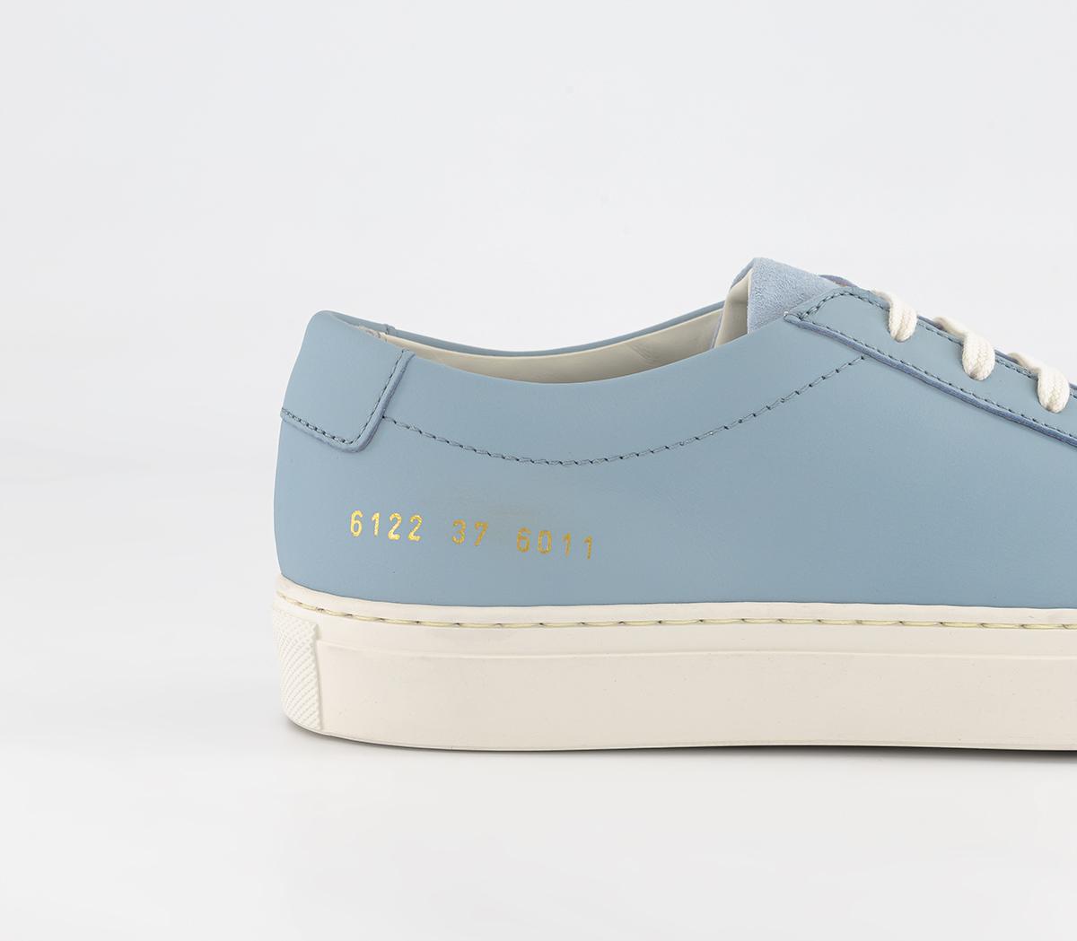 Common ProjectsAchilles Suede And Leather Trainers Powder Blue