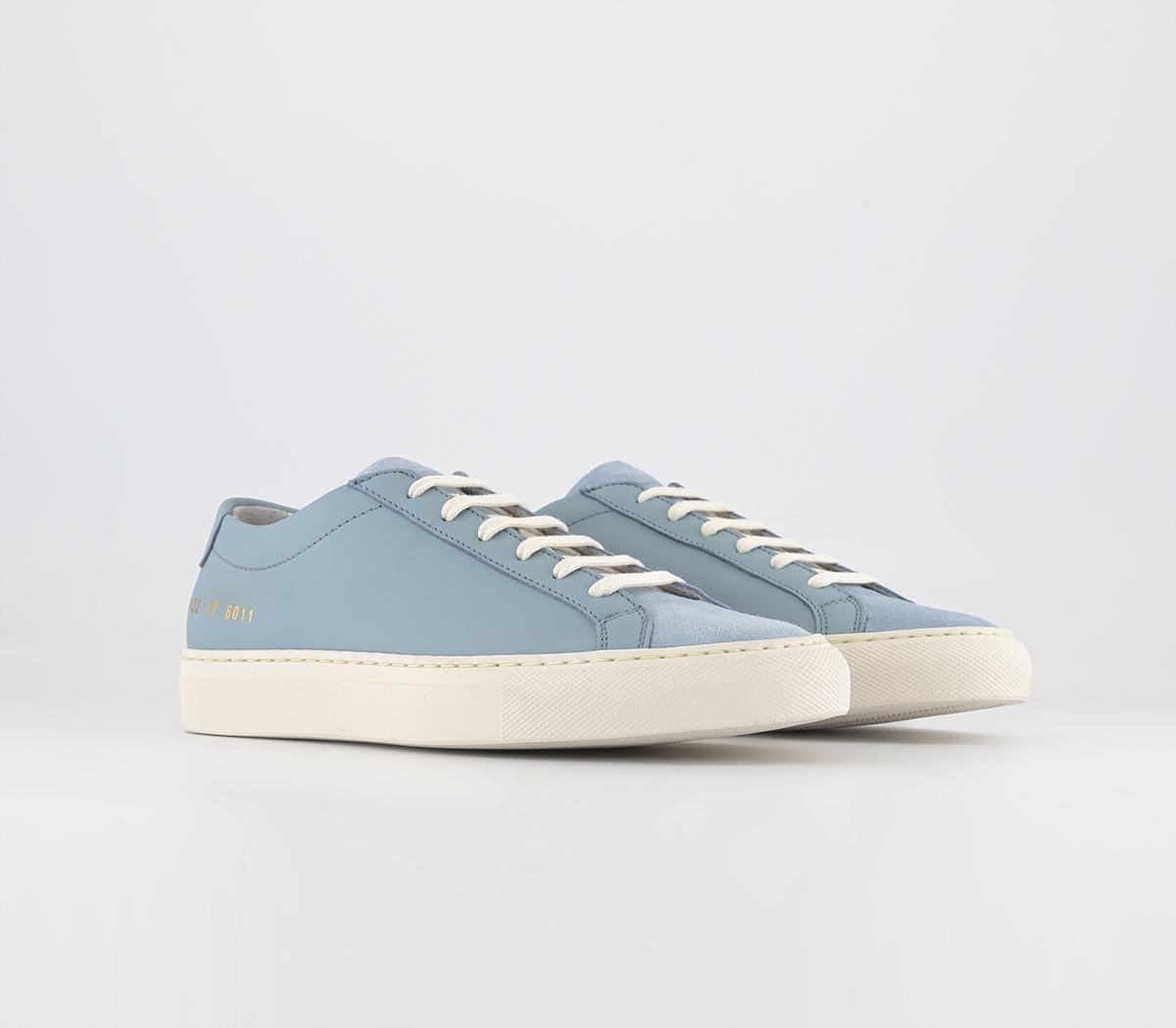 Common ProjectsAchilles Suede And Leather Trainers Powder Blue
