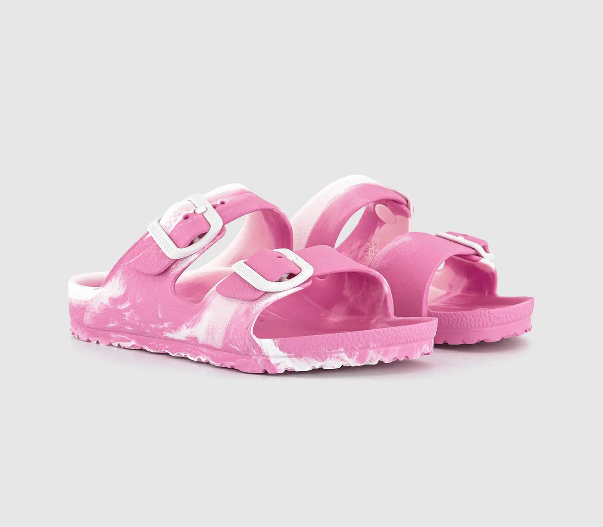BIRKENSTOCKArizona Eva Kids Sandals BIRKENSTOCKArizona Eva Kids SandalsCandy Pink White Mix