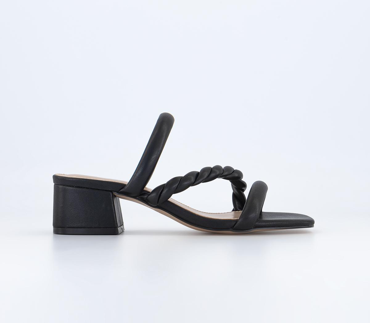 OFFICEMerry Plait Detail MulesBlack
