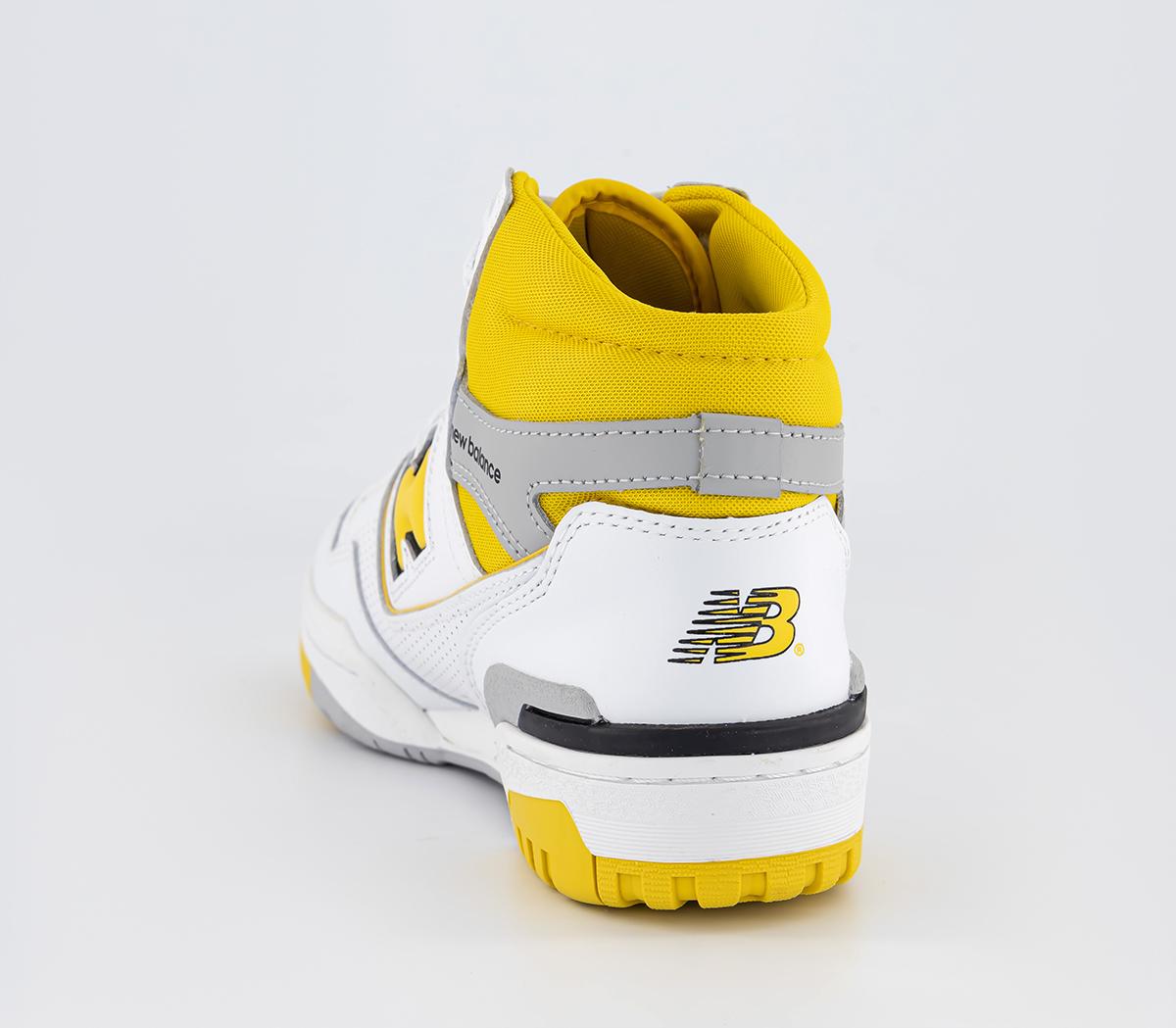 New BalanceBB650 TrainersWhite Yellow