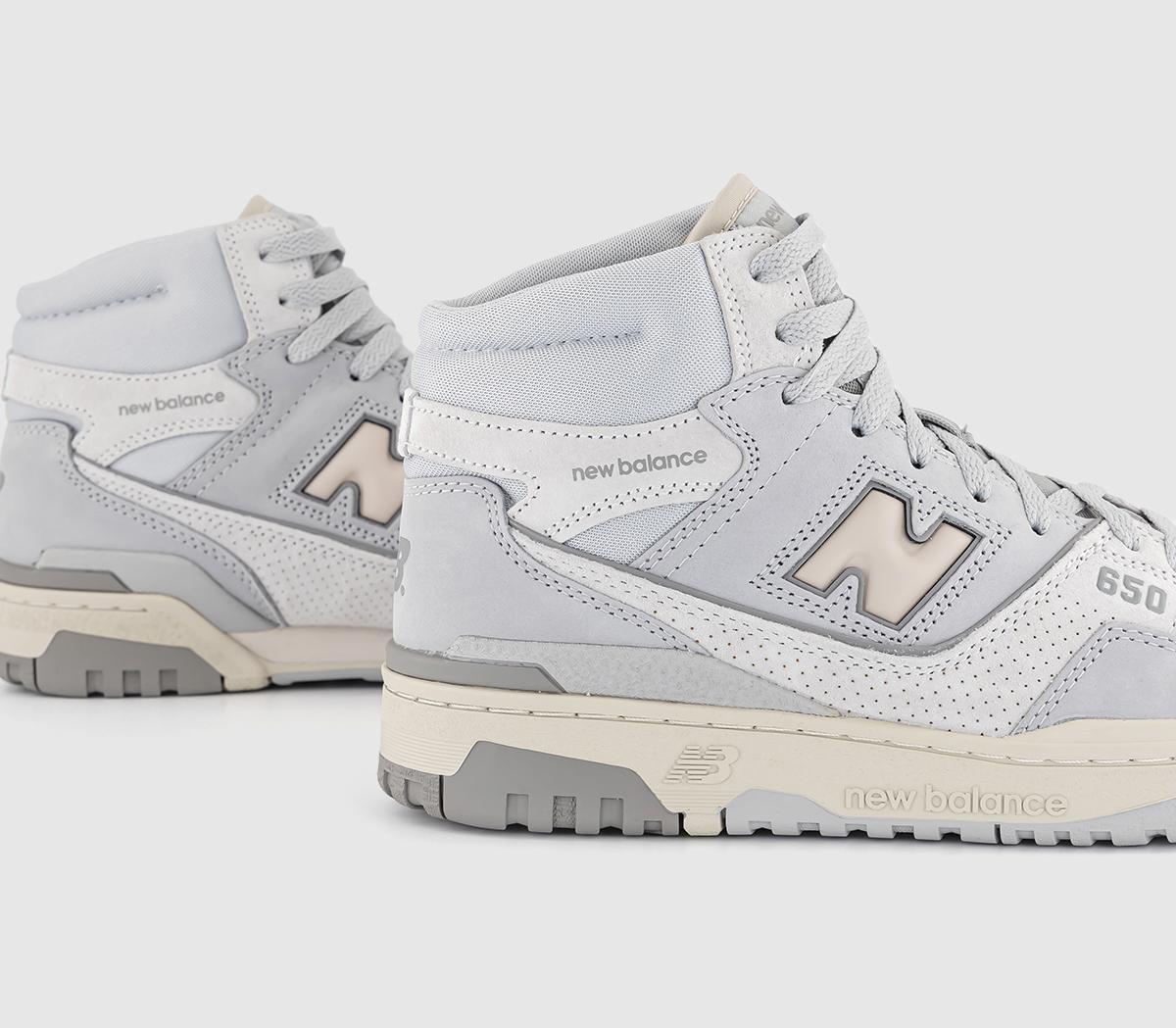 New Balance BB650 Trainers Light Aluminium Grey - Unisex Sports