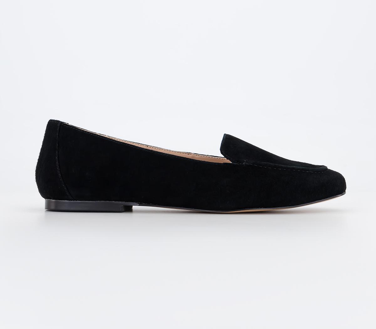 OFFICEWide Fit Flying Suede LoafersBlack Suede