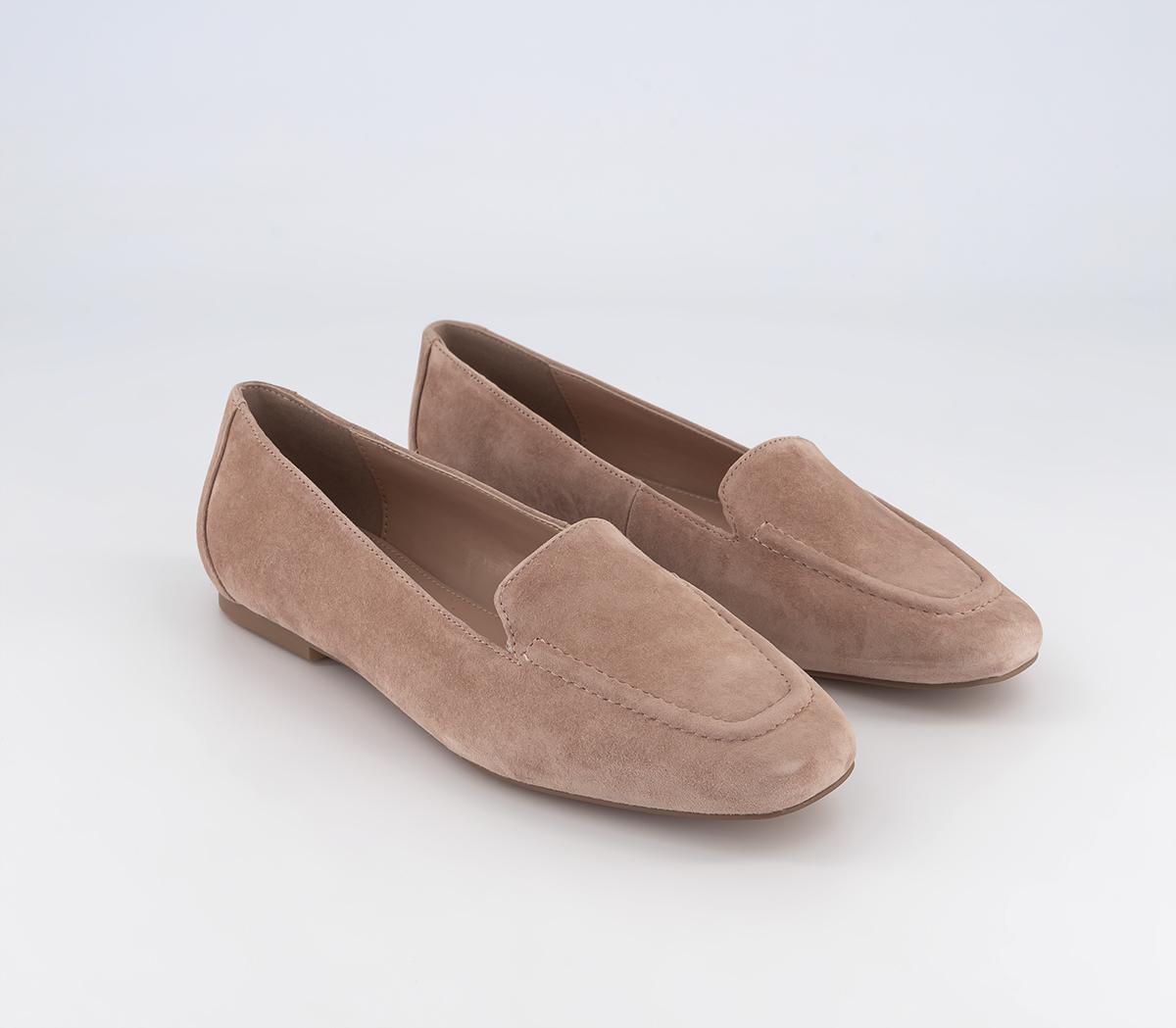 OFFICEWide Fit Flying Suede LoafersBlush Suede