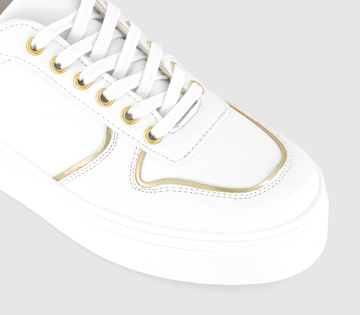 OFFICEFire Retro Platform TrainersWhite