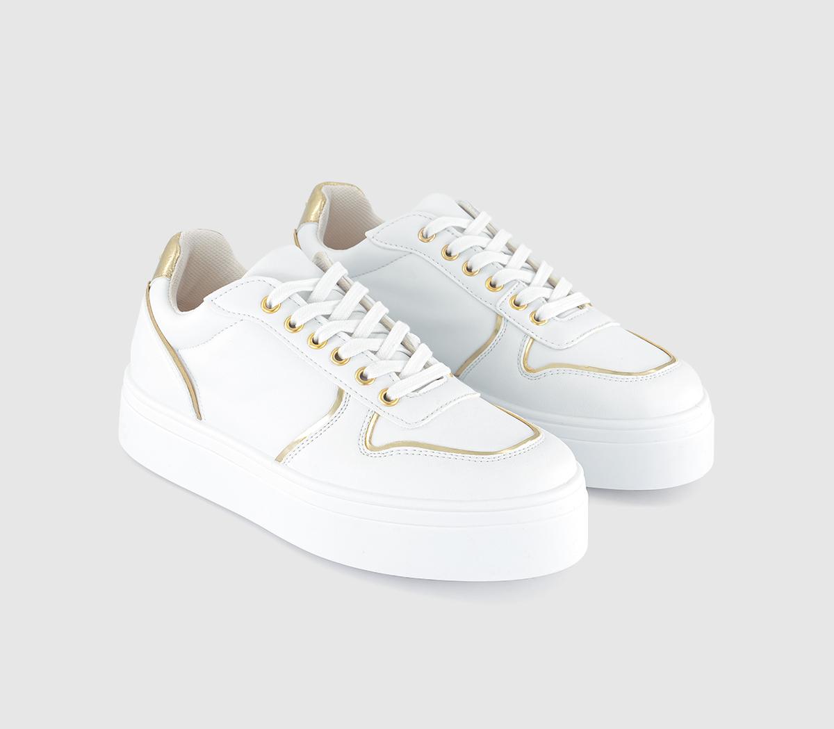 OFFICEFire Retro Platform TrainersWhite