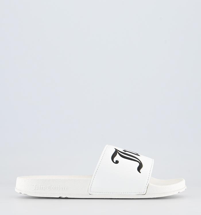 Juicy Couture Patti Padded Strap Sliders White