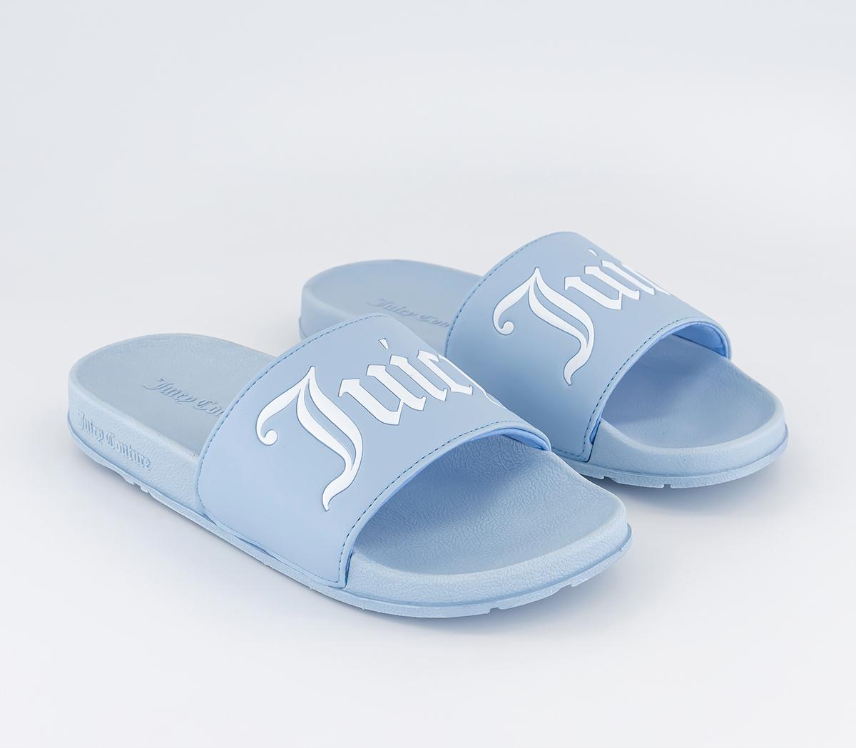 Juicy CouturePatti Padded Strap SlidersNantucket Breeze Blue