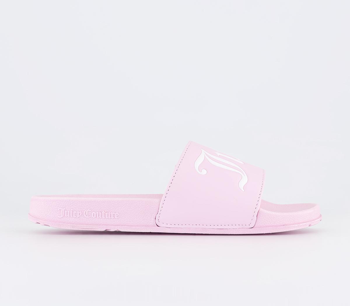 Juicy couture sliders discount pink