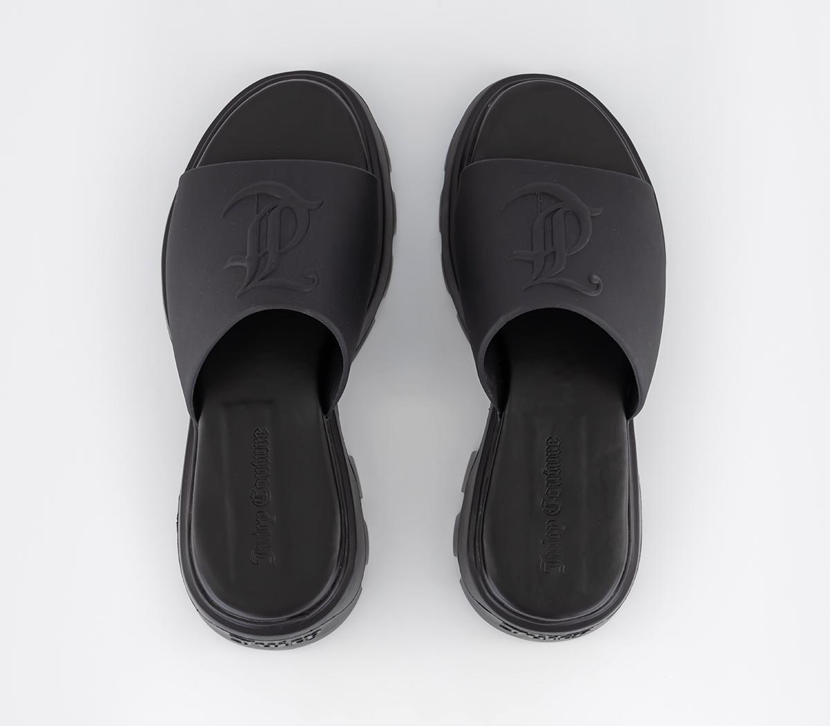 Juicy CoutureBaby Track SandalsBlack