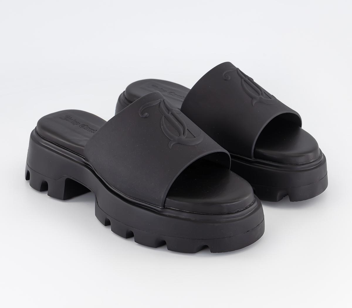 Juicy CoutureBaby Track SandalsBlack