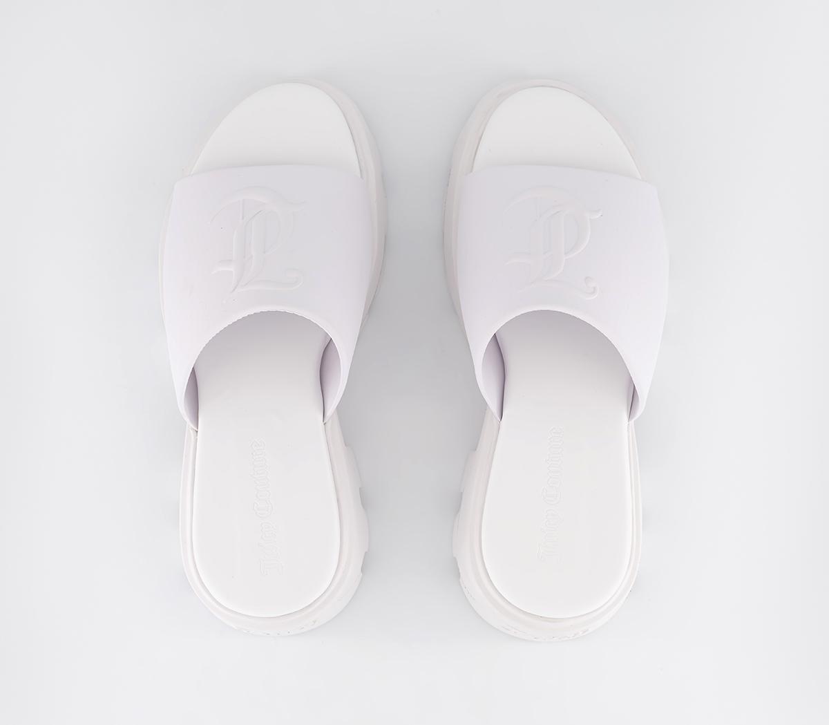 Juicy CoutureBaby Track SandalsWhite