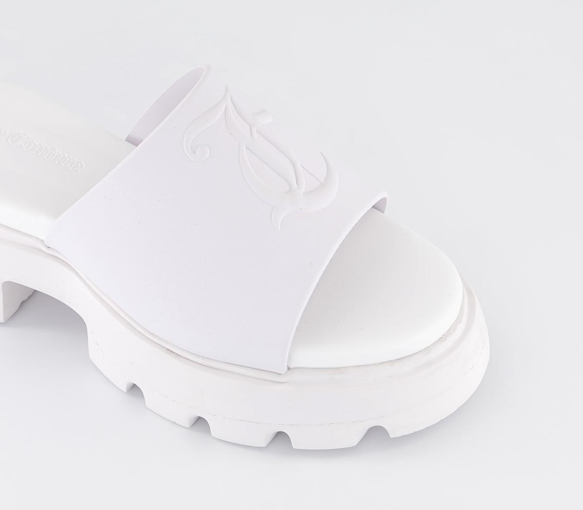 Juicy CoutureBaby Track SandalsWhite