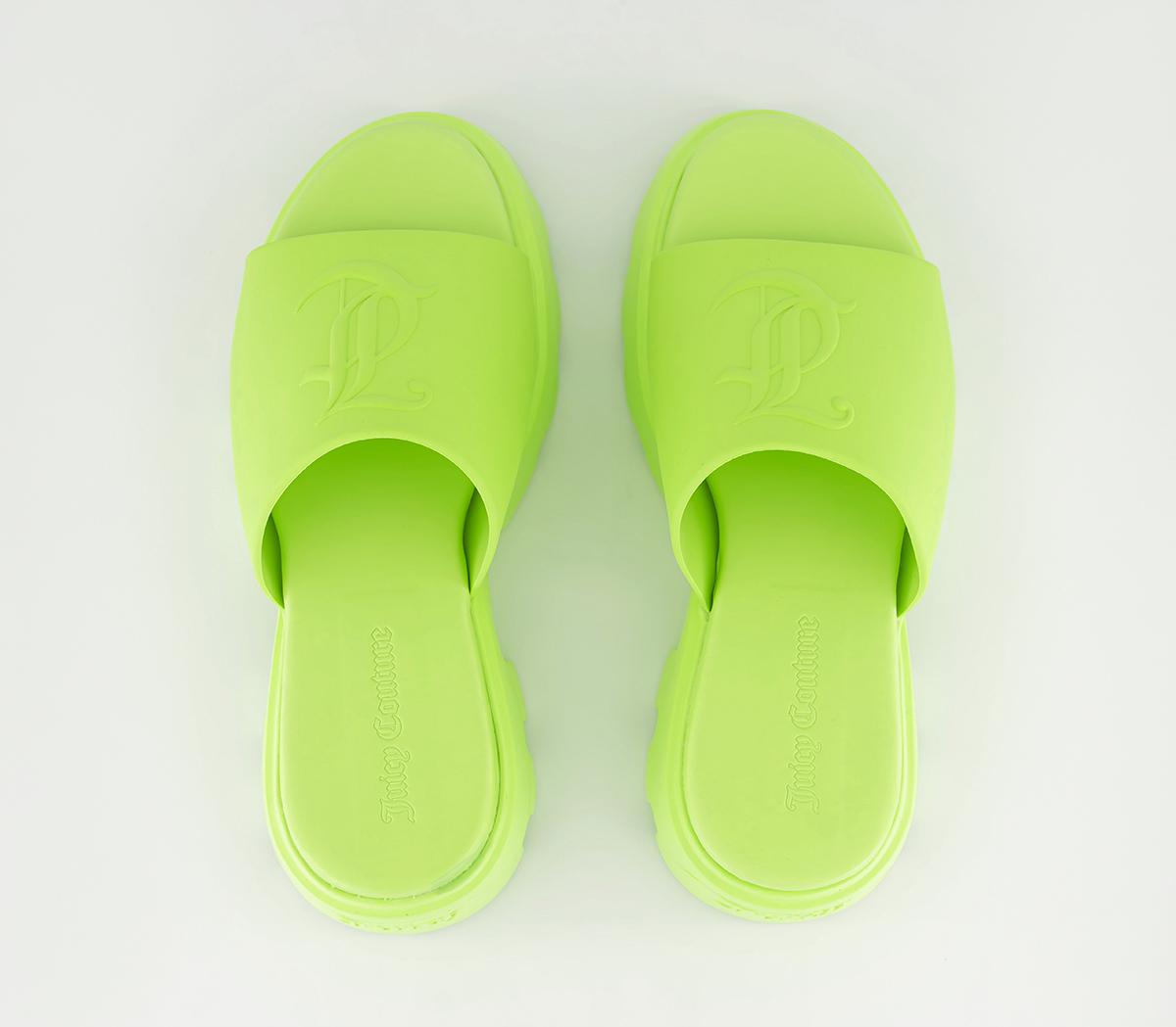 Juicy Couture Baby Track Sandals Green Women’s Sandals