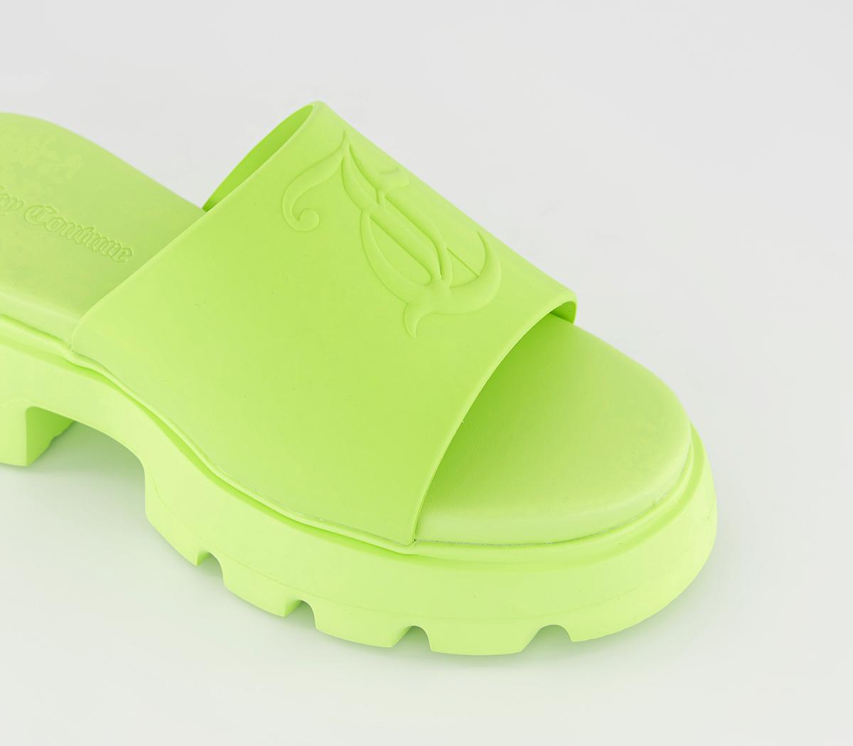 Juicy Couture Baby Track Sandals Green Women’s Sandals