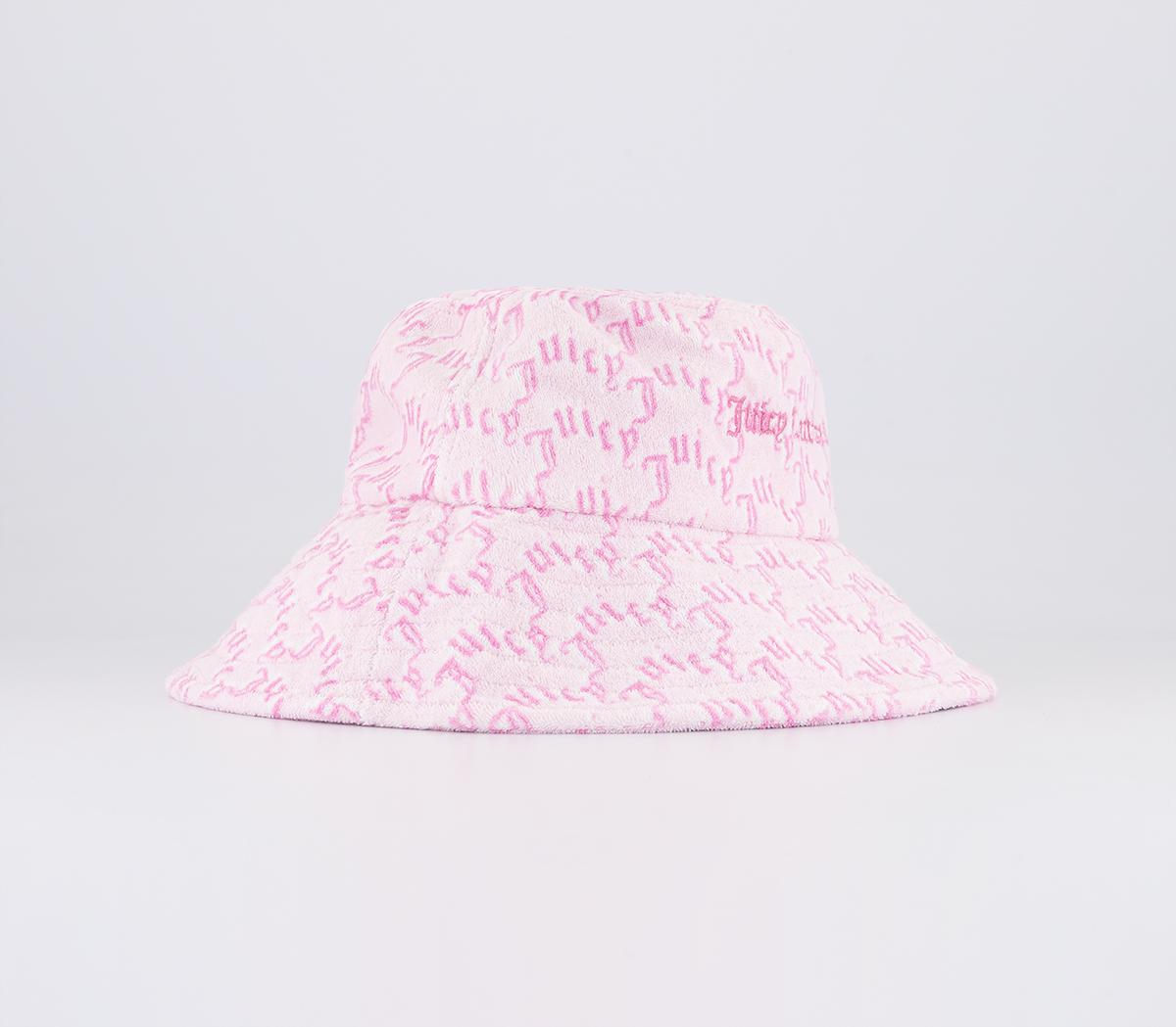 Juicy Couture Lauriane Bucket Hat Juicy Couture Lauriane Bucket Hat Pink Arched Mono