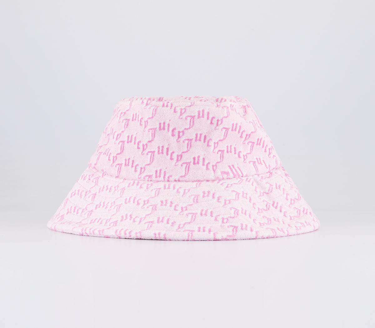 Juicy Couture Lauriane Bucket Hat Juicy Couture Lauriane Bucket Hat Pink Arched Mono