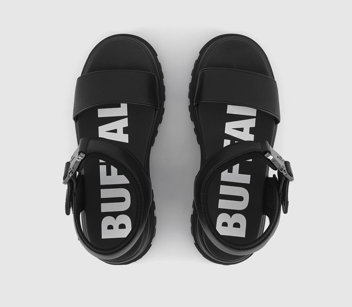 BuffaloJojo Platform SandalsBlack