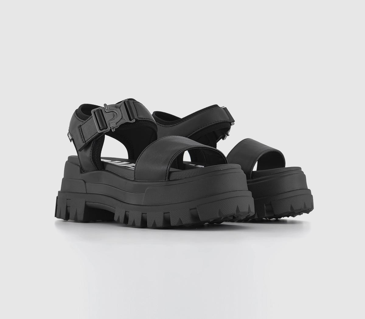BuffaloJojo Platform SandalsBlack