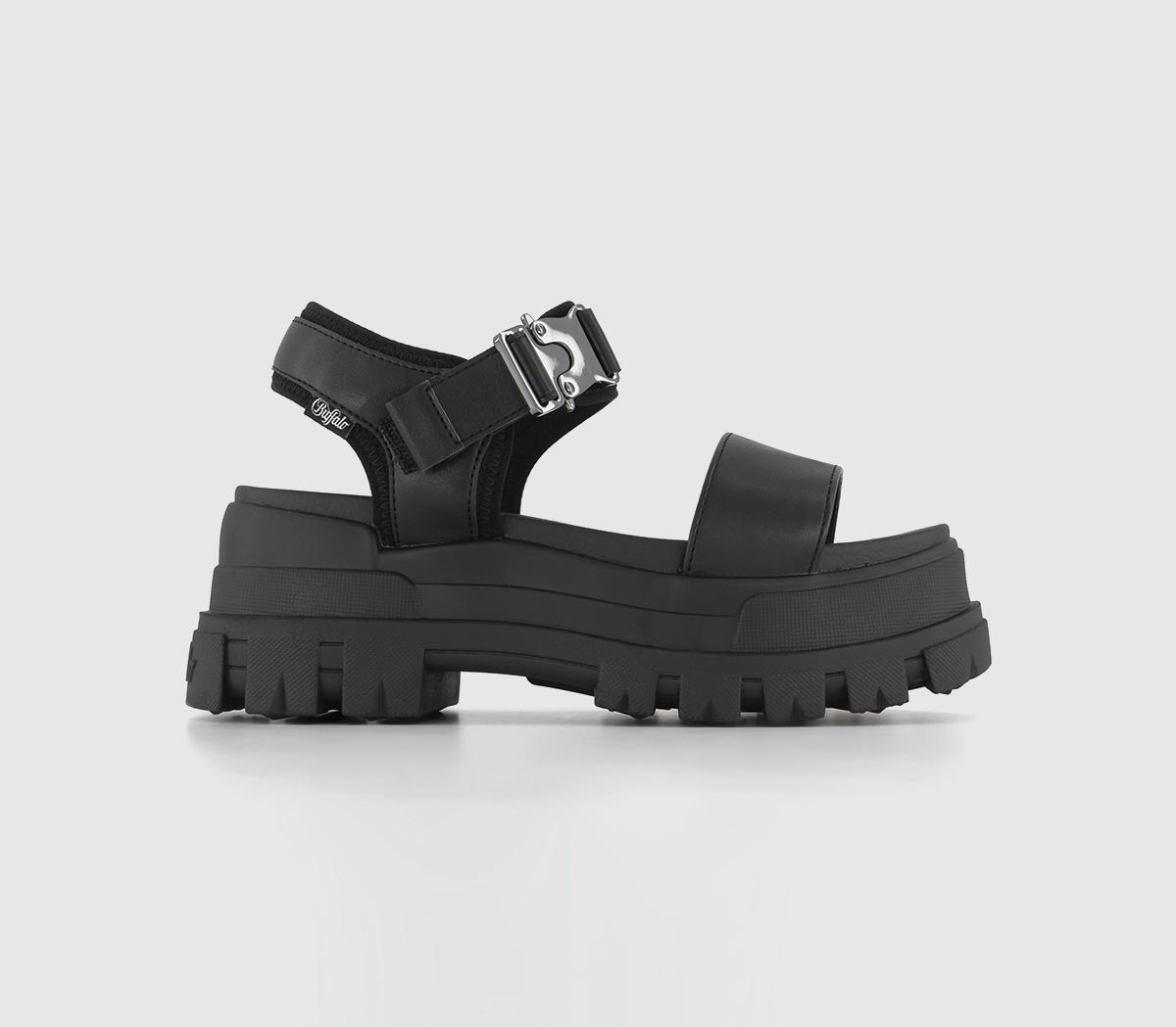 BuffaloJojo Platform SandalsBlack