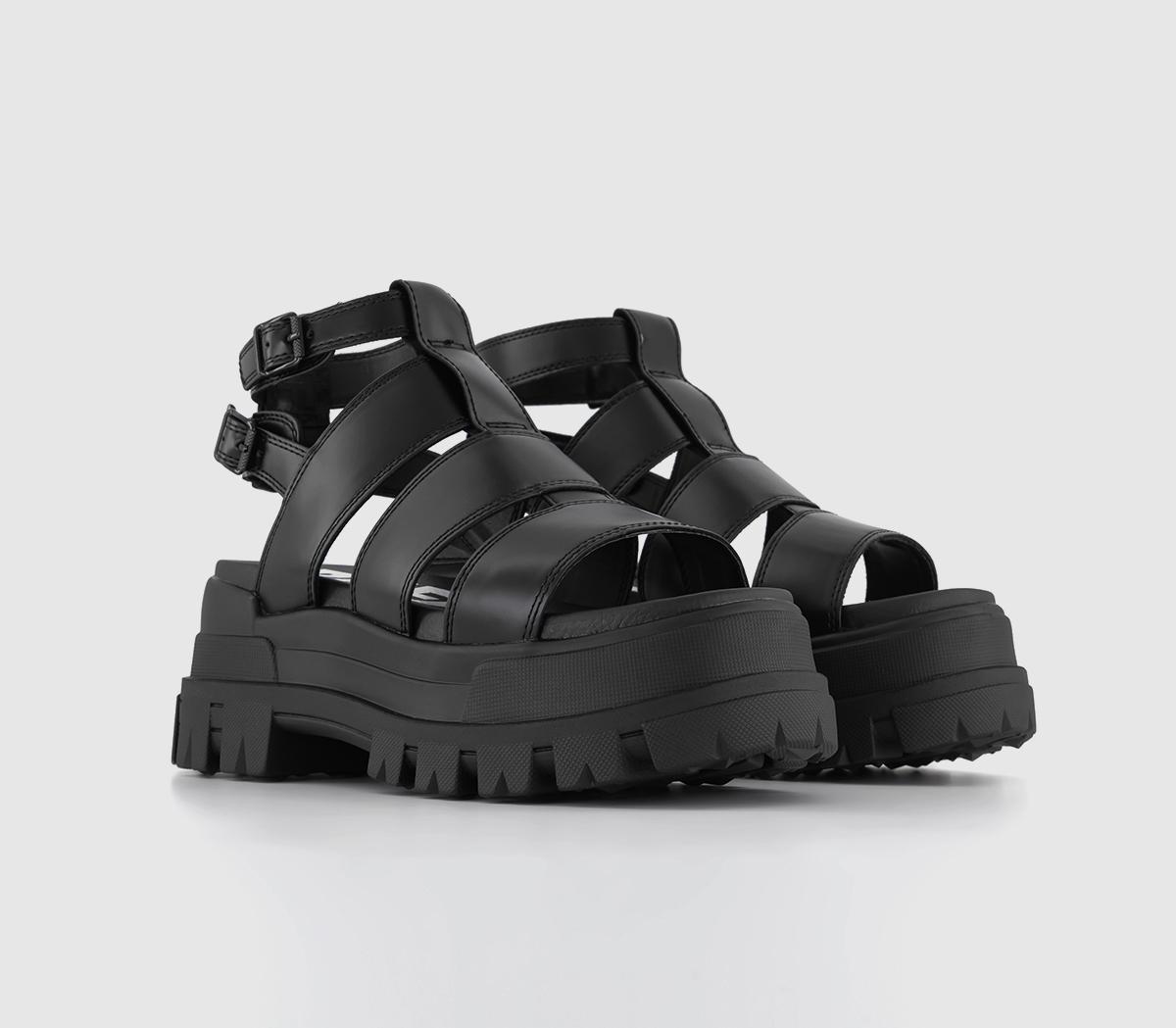 Buffalo Aspha Gld Sandals Black - Women’s Sandals