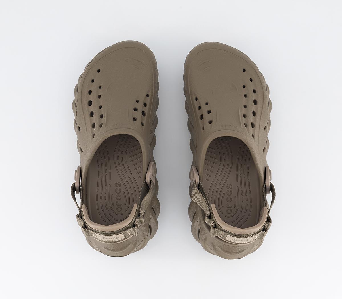 Crocs Echo Clogs M Khaki - Men's Casual Shoes