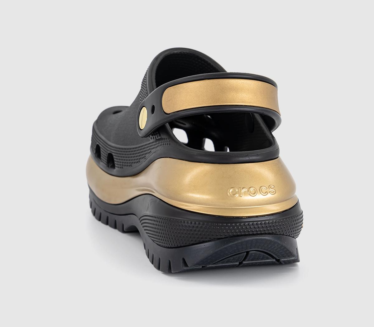 CrocsClassic Mega Crush ClogsBlack Gold