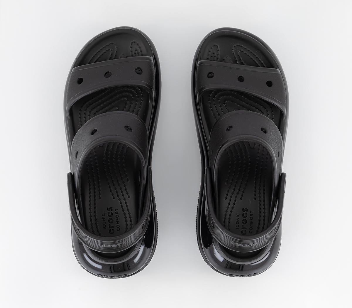 CrocsClassic Mega Crush SandalsBlack